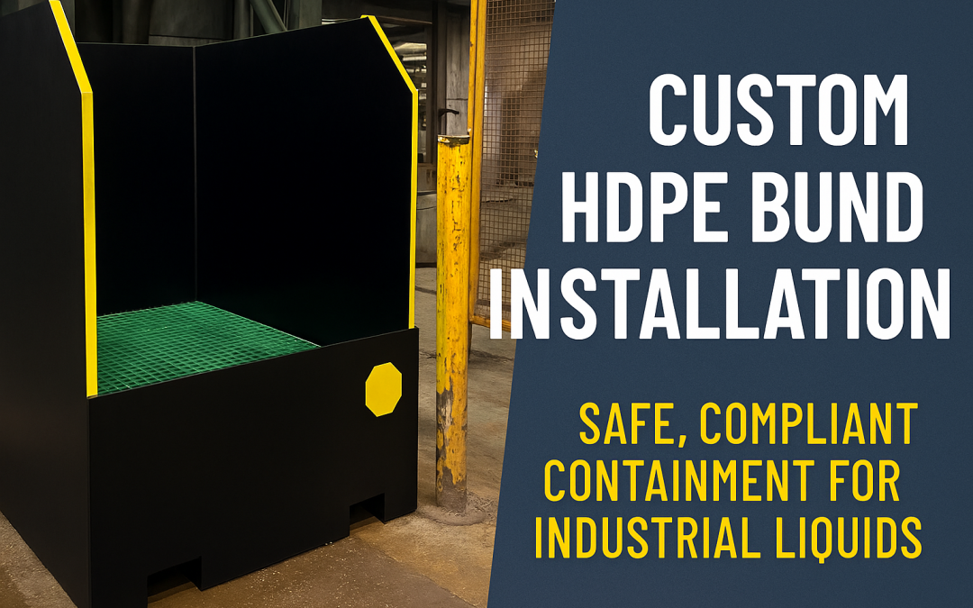Custom HDPE Bund Installation – Safe, Compliant Containment for Industrial Liquids